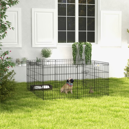 Dog playpen puppy pen - puppy, metal