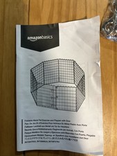 AmazonBasics Metal Pet Playpen