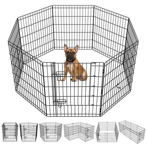 Metal puppy playpen - metal, panel