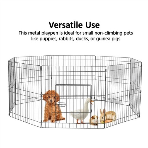 Panel dog playpen - 8, foldable