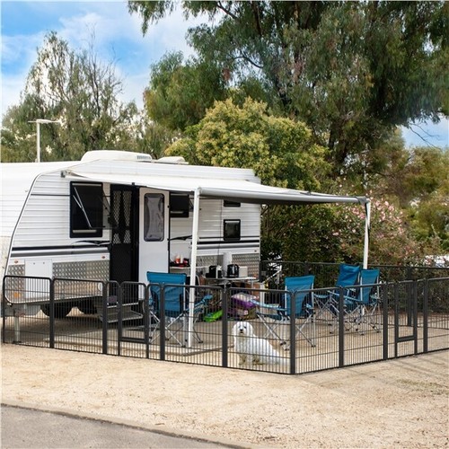 Panel metal dog playpen - panel, 80