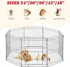 Dog Pet Pen 8 Panel Metal